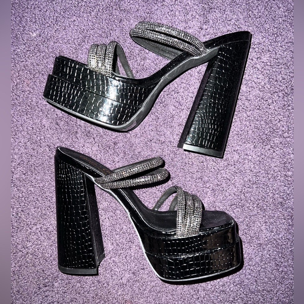 Chase+Chloe Embellished Multi Strap Sandal